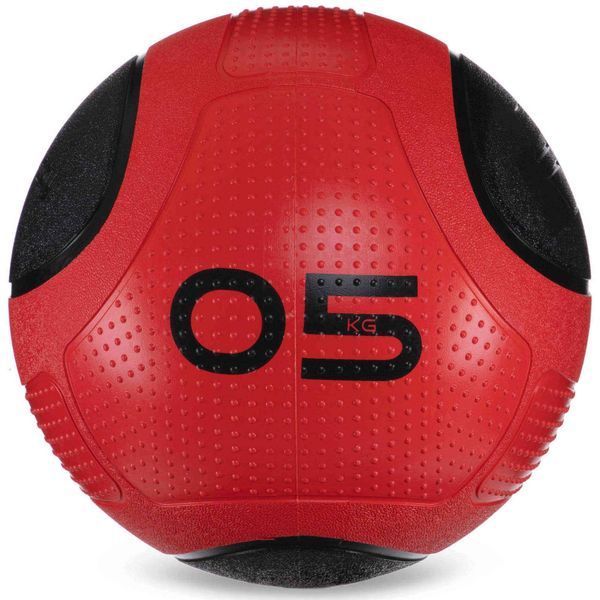 М'яч медичний медбол Medicine Ball GI-2620-5 5кг червоний-чорний GI-2620-5 фото