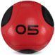 М'яч медичний медбол Medicine Ball GI-2620-5 5кг червоний-чорний GI-2620-5 фото 3