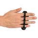 Накладки на ладони грипсы Gym Grips силиконовые 2 шт черный TA-5980 TA-5980 фото 7