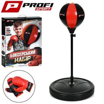 Боксерський набір Profi Boxing на стійці d-19 см MS 0331 MS 0331 фото
