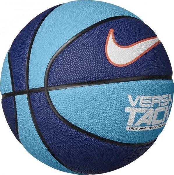 М'яч баскетбольний Nike Versa Tack розмір 7 синьо-блакитний N.000.1164.455.07 (Оригінал) N.000.1164.455.07 фото