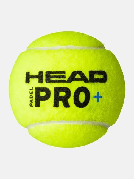 М'ячі для падел-тенісу HEAD PADEL PRO+ 3B 540203, 3 шт. 540203 фото
