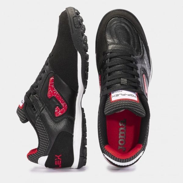 Сороконожки Joma TOP FLEX кожаный чорный красный 43 размер Муж TOPW2401TF (Оригинал) TOPW2401TF-43 фото