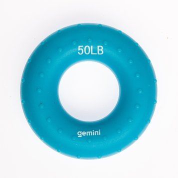 Эспандер кистевой кольцо силикон Gemini GI-3998-50LB нагрузка 22,5кг синий GI-3998-50LB  фото
