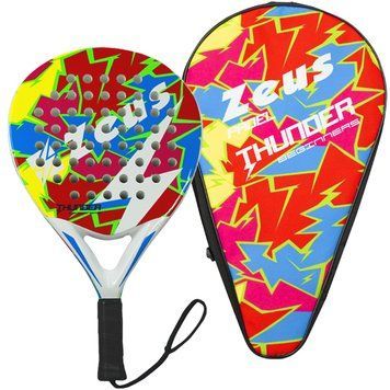 Ракетка для падел-тенісу Zeus Racchetta Thunder Beginners з чохлом (Оригінал) Z01937 Z01937 фото