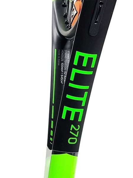 Ракетка теннисная Dunlop ELITE 270 G1 NH с вибротушители 10312900 (Оригинал) 10312900 фото