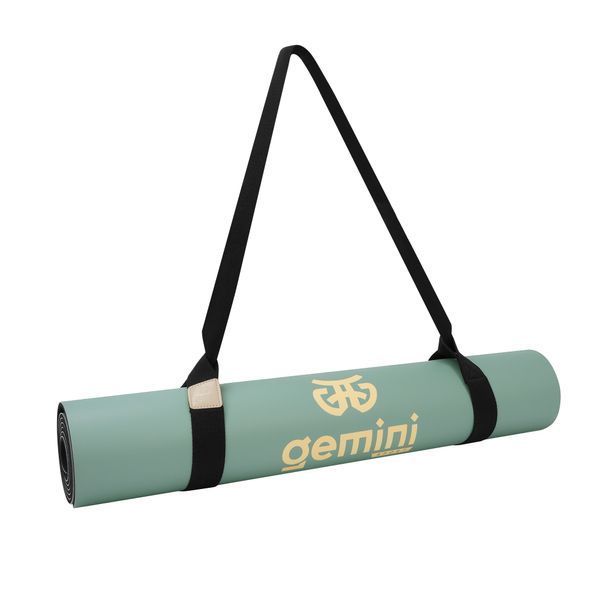 Коврик для йоги каучуковый полиуретан Pro ILLustration Gemini Sport Pro 183см*68см*5мм PUY-5900-6 бирюзовый PUY-5900-6 фото
