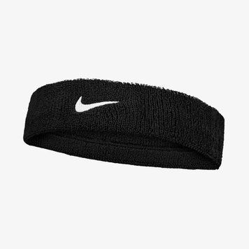 Повязка на голову Nike Swoosh Classic Headband, черная, универсальный размер N.101.2407.010.OS (Оригинал) N.101.2407.010.OS фото