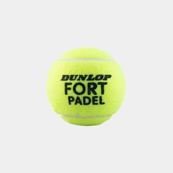 М'ячі для падл-тенісу Dunlop FORT PADEL 3PET 601555 (Оригінал) 601555 фото