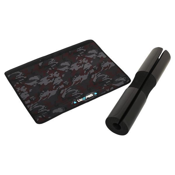 Накладка на гриф штанги смягчающая LiveUp черный LP8093 LP8093 фото
