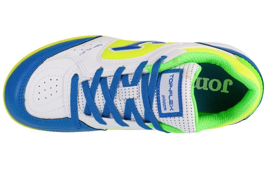 Сороконожки детские Joma TOP FLEX JR Дет 32 размер TPJW2402TF бело-желто-синие (Оригинал) TPJW2402TF-32 фото