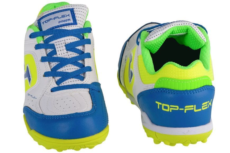 Сороконожки детские Joma TOP FLEX JR Дет 32 размер TPJW2402TF бело-желто-синие (Оригинал) TPJW2402TF-32 фото