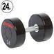 Гантель цільна професійна LIFE FITNESS GA-80081-24 1шт 24кг GA-80081-24 фото 1