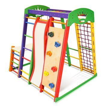 Спортивный комплекс для дома SportBaby &laquo;Акварелька Plus 1-2&raquo; 3829 фото