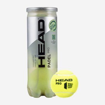 М'ячі для падл-тенісу Head Padel Pro 3B (Оригінал) 575613 575613 фото