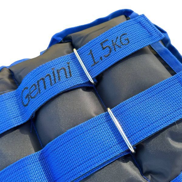 Обтяжувачі-манжети з піском Gemini по 1.5кг G8833-3BL G8833-3BL фото