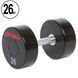 Гантель цільна професійна LIFE FITNESS GA-80081-26 1шт 26кг GA-80081-26 фото 1
