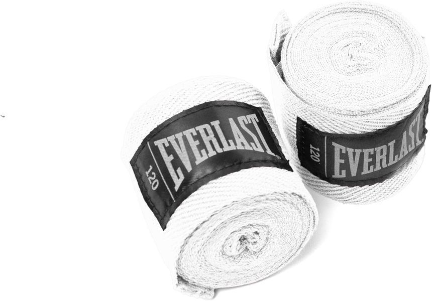 Бинты боксерские Everlast CORE HANDWRAPS 120X2 белый Уни 120 inches (304,8см) (Оригинал) P00003245 P00003245 фото