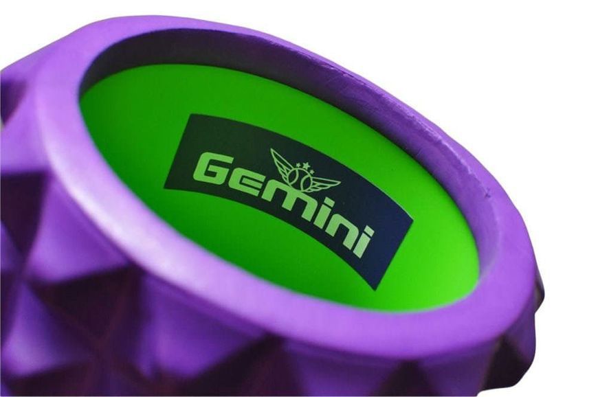Ролер для йоги та пілатесу Gemini Grid Spine Roller Gemini Power G0012PUR G0012PUR фото