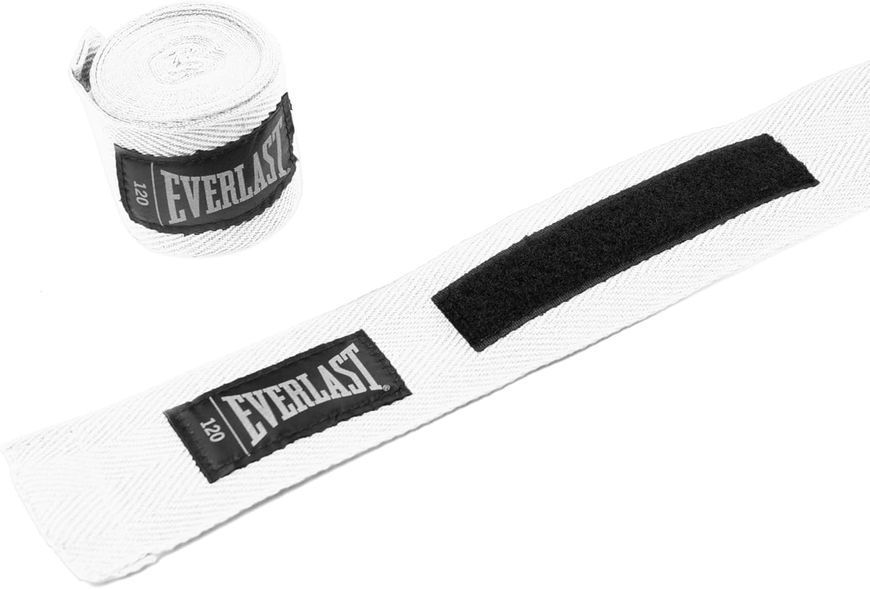 Бинты боксерские Everlast CORE HANDWRAPS 120X2 белый Уни 120 inches (304,8см) (Оригинал) P00003245 P00003245 фото