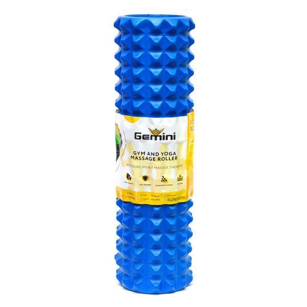 Ролер для йоги та пілатесу Gemini Grid Spine Roller Gemini Power G0012BL G0012BL фото