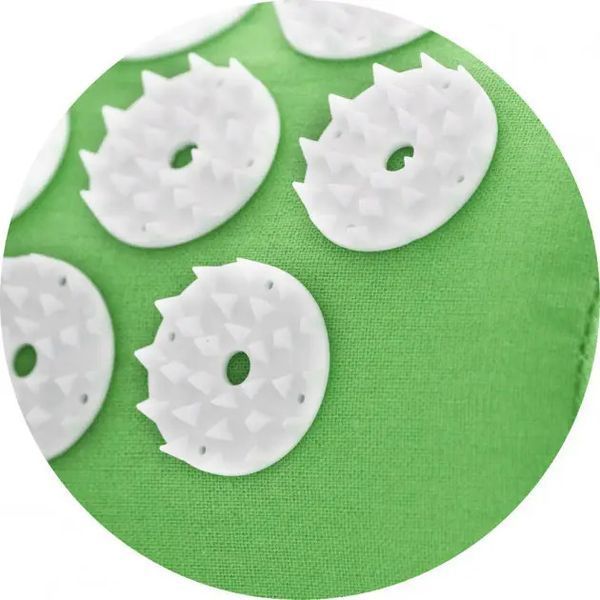 Коврик массажный аппликатор Кузнецова Acupressure 65x40см YG2891 Салатовый YG2891 фото