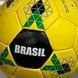 Мяч футбольный клуб "Brazil" Желтый клуб "Brazil"  фото 3