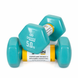 Гантели для фитнеса Gemini Sport с виниловым покрытием 2&times;5 кг GSD-5.0CYAN GSD-5.0CYAN фото 1
